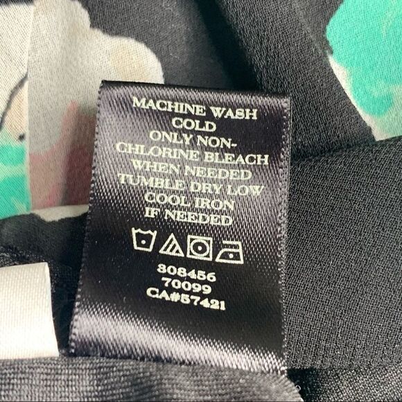 Ann Taylor Black & Pastel Off Shoulder Top - Picture 12 of 13